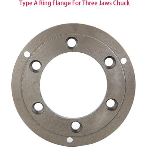 3 Jaws Type A Ring Flange Of Three Jaws Chuck For CNC Machine K11 160-A25 200-A25 200-A26 250-A26 Flange Transition Plate