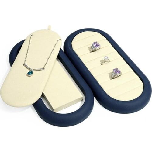 Jewlery box organizer Box for rings display exhibitors of jewelry tray Container for necklace rings