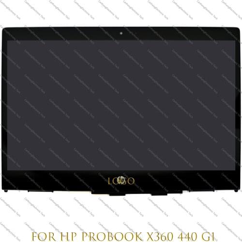 L28255-001 L28256-001 14" HD For HP Probook x360 440 G1 LCD LED Touch Screen Digitizer Replacement Assembly With Frame