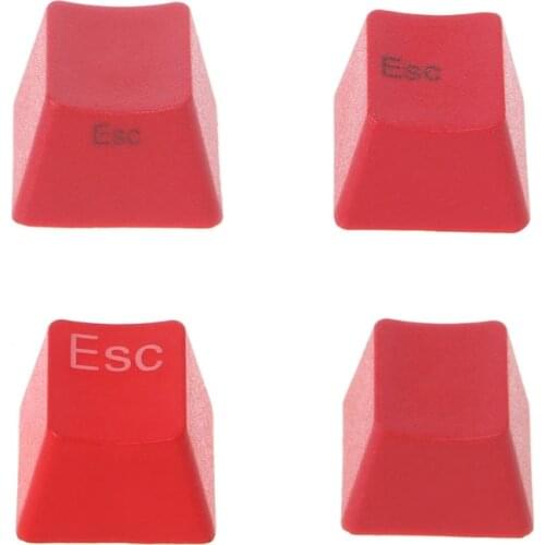 Mechanical Keyboard Thick PBT Red ESC Keycap R4 Cherry MX Switch OEM Height