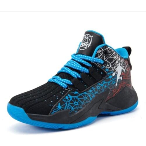 2021 Spring Autumn New Childrens Basketball Shoes Boys Non-slip Breathable Kids Sport Shoes Outdoor Comfortable Boy Casual Run