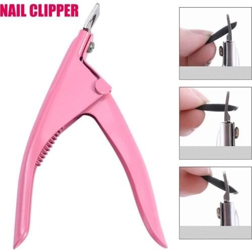 Nail Scissors Manicure False Tips Edge Cutter Art Clipper Durable Trimmer Tool SK88