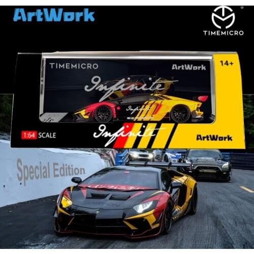 Artwork TimeMicro 1:64 Lambo Aventador LP700-4 LB 2.0 Infinite Diecast Model Car