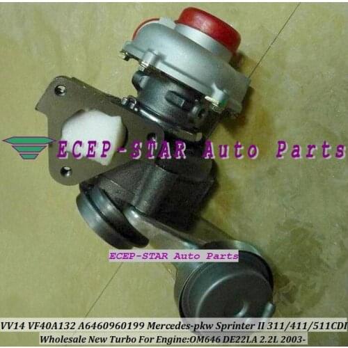 RHF4 VNT VV14 VF40A132 A6460960699 Turbo Turbocharger For Mercedes PKW Vito 111 115 W639 Viano Sprinter 2 311 411 OM646 2.2L CDI