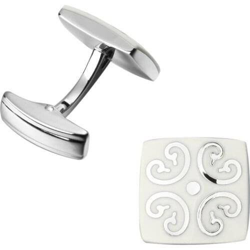 High quality white wedding gift box Cufflinks men jewelry Cufflinks3 pair pack sale