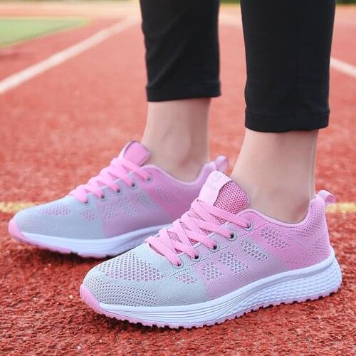 Women Tennis Shoes Breathable Air Mesh Athletic Sneakers Female Lightweight Flexible Trainers Chaussures Femme Tenis Feminino
