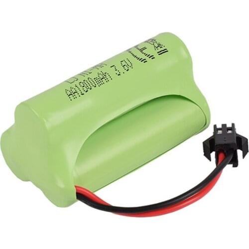 3.6v 1800mah AA NI-MH SM-2P Plug Battery Remote deformation car Electric toys ship robot rechargeable