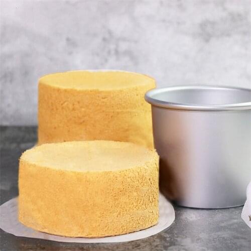 4/5/6/8/10 Inch Non Stick Cake Mold Removable Bottom Aluminum Alloy Round Chiffon Cake Pan Tin Cheese Mould Tray Baking Tool