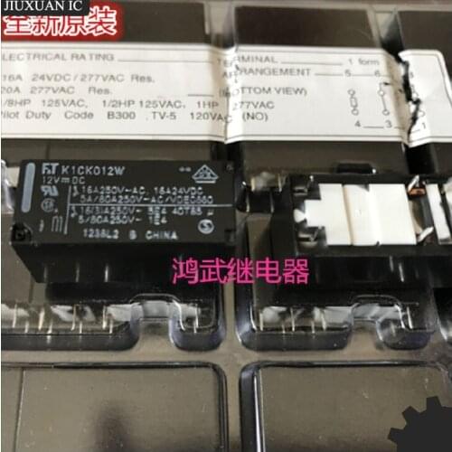 5pcs/lot 100% original genuine relay: FTR-K1CK012W K1CK012W 16A 12VDC