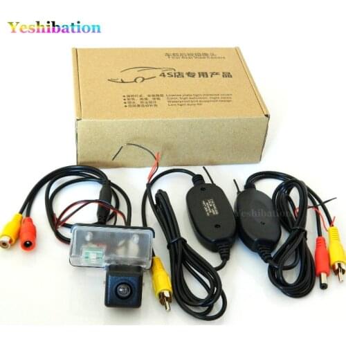 Wireless Car Rear View Camera For Toyota Vios Yaris L XP150 2013~2015 Wireless Reversing Camera HD CCD Night Vision