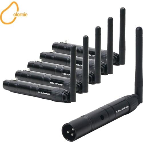 2021 New DMX512 Wireless Controller Receiver Transmitter 2.4G ISM Dif Communication Distance 500m for Stage DJ Disco Bar Lights