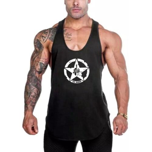 Muscleguys Brand Gym Clothing Mesh Bodybuilding Stringer Tank Top Men Fitness Sleeveless Shirt Running Vest Singlets Tanktop