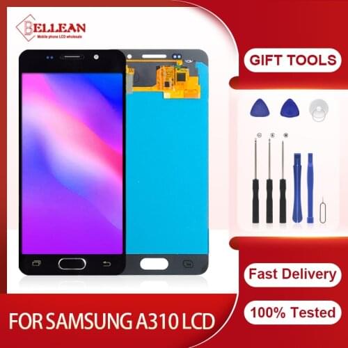 Catteny A310 Display For Samsung Galaxy A3 2016 Lcd Touch Screen Digitizer Assembly A310F With Frame Free Shipping