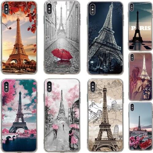 Case Soft silicone Eiffel Tower Back Cover For Tecno Spark 6 GO 5 6 Air 4 lite Camon 16 15 12 pro pouvoir 4 Phone Cases