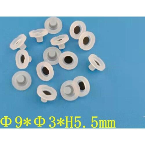 DGQSDZ Φ9*Φ3*H5.5mm silicone conductive single keypads silicone rubber buttons keypads 1000pcs=1 bag price USD40