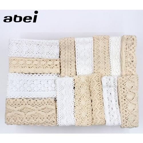30yards/lot DIY Patchwork Cotton Lace Trims hometexile wedding decorative Lace Ribbon Dress Apparel Edge Wrapping Accessories