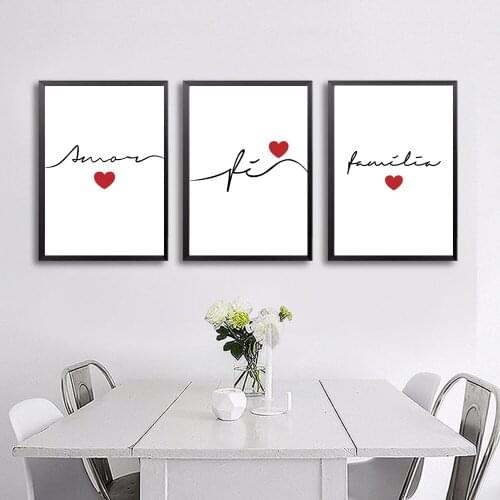 Love Smile Dream Sweet Quotes Canvas Poster and Prints Painting Wall Art Nordic Style Decorative Picture Home Bedroom Decor