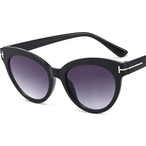 China Eyewear Manufacturer Online Wholesale Shades Sunglasses Women Cat Eye Plastic Sunglasses AS118