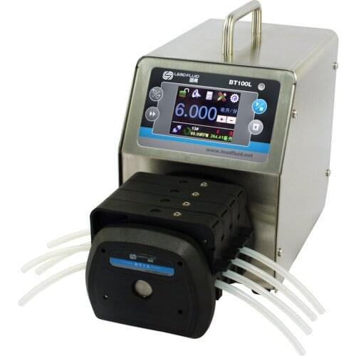BT100L DT15-44 Pump Head Intelligent peristaltic pump Precise Adjustable Flow Control Lab Liquid Pumps 0.05-260 ML/MIN