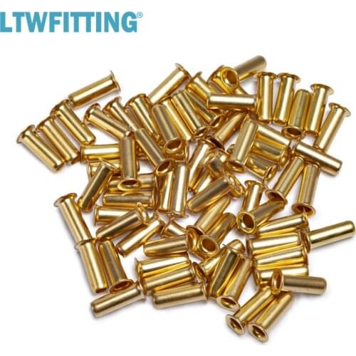 LTWFITTING 1/4" Brass Compression Insert,BRASS COMPRESSION FITTING