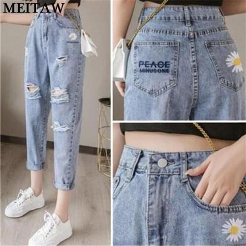 Женские джинсы бойфренды Meitawilltion China At AliExpress