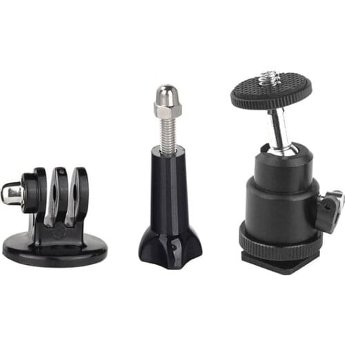 Mini 1/4 "Hot Shoe 360 Degree Swing With Tripod Mount Adapter for Gopro Hero Accessories Professional SLR Camera