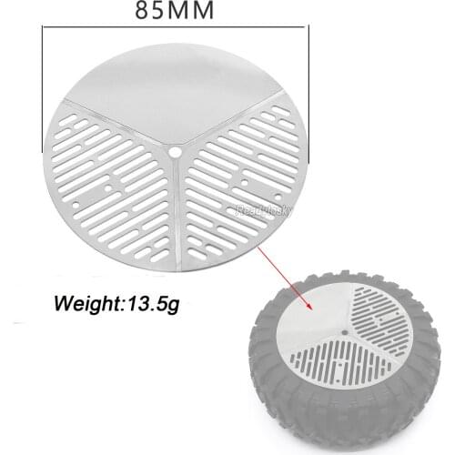 Stainless Steel RC Model Car Trax Axial Spare Tire Cover for TRX4 RR10 90046 Option Upgrade parts