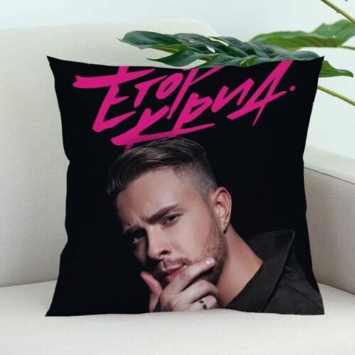 New Arrival Egor Kreed Pillow Cover Bedroom Home Office Decorative Pillowcase Square Zipper Pillow Cases Satin Soft