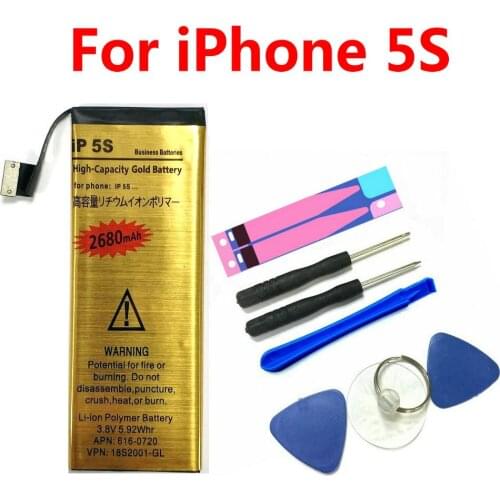 New High Quality Battery & Repair Tools For iPhone 5S Phone + Tracking Code
