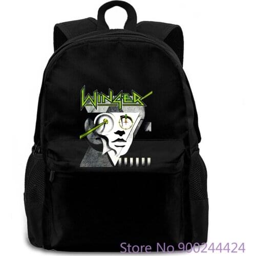 Winger Glam Rock Band 80s Sahara Album Cover Novelty Cool women men backpack laptop travel school adult student
