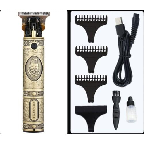 Buddha Barber Trimming Shaving Hair Beard Trimmer Rechargeable Hair Clipper Barbershop Cordless 0mm t-blade Shaver Outliner Men
