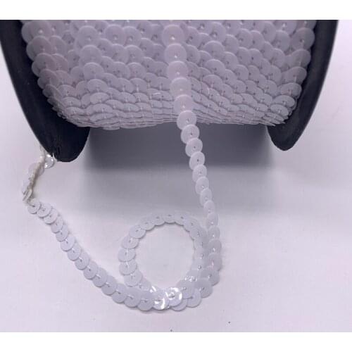 6mm 5Yards Sequin Flat Round Loose Sequins Crafts Paillette Sewing Clothes Decoration DIY Accessory Lentejuelas Para Coser#03