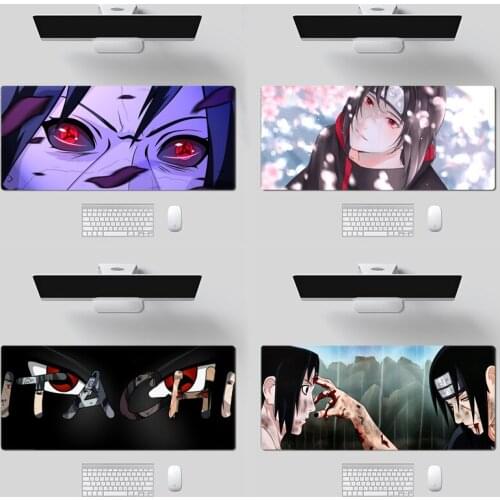 Anime Shippuden Eyes Dojutsu Gaming Player Desk Laptop Rubber Mouse Mat Large Mouse Pad Keyboards Mat Notebook Pad