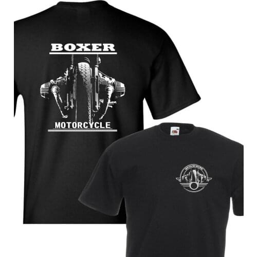 Double Side R 1200Gs Boxer Classic Motorcycle Power Biker Motorrad 2019 T Shirts for Men Cotton Summer Style Men T Shirt Clothes