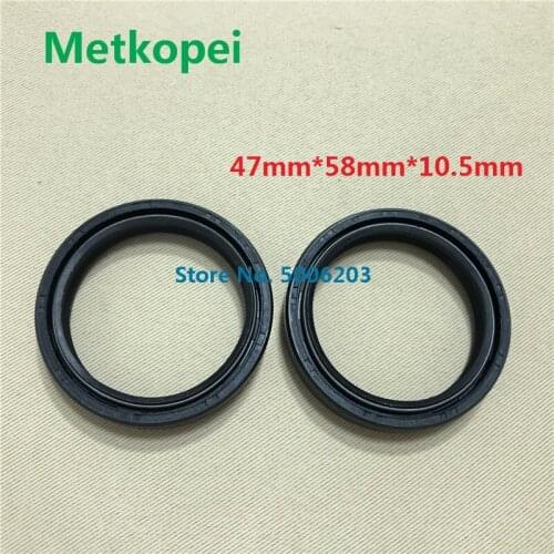 Motorcycle scooter ATV high quality 47*58*10.5 mm oil seal with spring for CR250 CRF250R CRF250X CRF450R CRF450X KX250F KX250