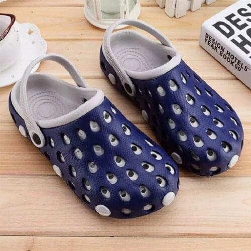 Summer Mens Home Slippers Clogs Quick Dry Flip Flops Male Garden Shoes Cheap Beach Sandals Mules Antiskid Bathroom Slipper 2020