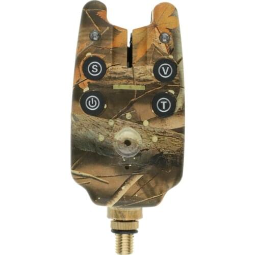 Lovoski Bite Alarm Electric Fish Alarms Fishing Rod Holder LED Sound Alert Replacement Tackles for Fisherman