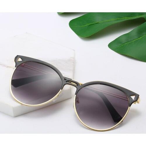 Brand Color Film Sunglasses Women UV400 Protection Fashion Designer Internet Celebrity Style Sun Glasses Female Vintage Glasses