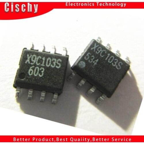 1pcs/lot X9C103SZI X9C103S X9C103SIZ Digital potentiometer SOP-8 In Stock