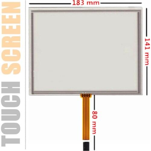 10 Pcs 8''Inch TouchScreen 183mm*141mm for EJ080NA-5A AT080TN52 V.1 Industrial equipment Resistance Handwritten Touch Panel
