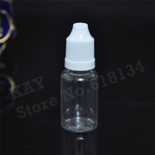 15ml 5000pcs/Lot Plastic Dropper Bottles with Childproof cap for liquid