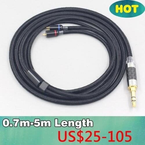 2.5mm 4.4mm Super Soft Nylon OFC Cable For 0.78mm Flat Step JH Audio JH16 Pro JH11 Pro 5 6 7 BA Custom Earphone LN007519