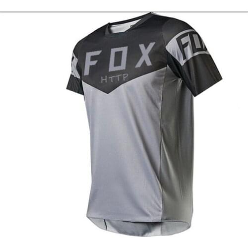 2021 Motorcycle Mountain Bike Team Downhill Jersey HTTP Fox MTB Offroad MX Bicycle Locomotive Shirt Cross Country Mountain Bike
