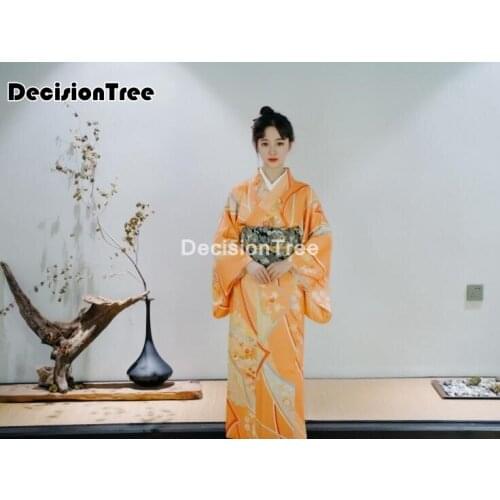 2021 women japanese style kimono yukata japanese kimono traditional costume female dress cosplay ladies yukata