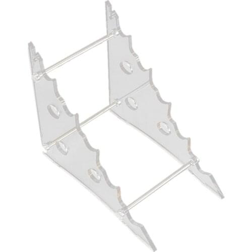 Acrylic Knife Display Stand Plexiglass Knife Display Holder EDC Knife Holder 19.5X12X17cm