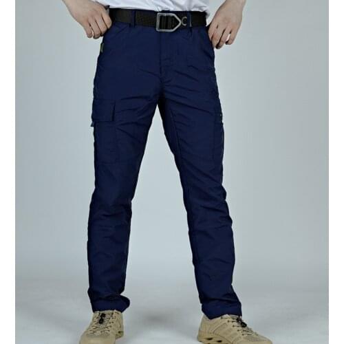 Quick Dry Stretch Hiking Pants Men Summer Thin Multi Pocket Overalls Trousers Outdoor Military Fans Tactical Pants 4XL Puls Size