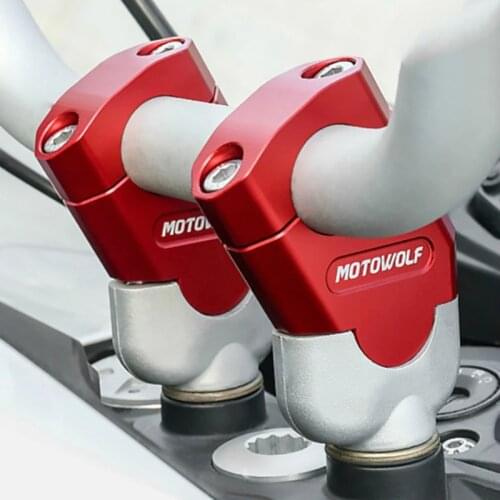 For BMW For Yamaha 22mm 28mm Motorcycle Handlebar Riser Motocross Heightening Clamp Mount Pit Bike Motorbike Accessories