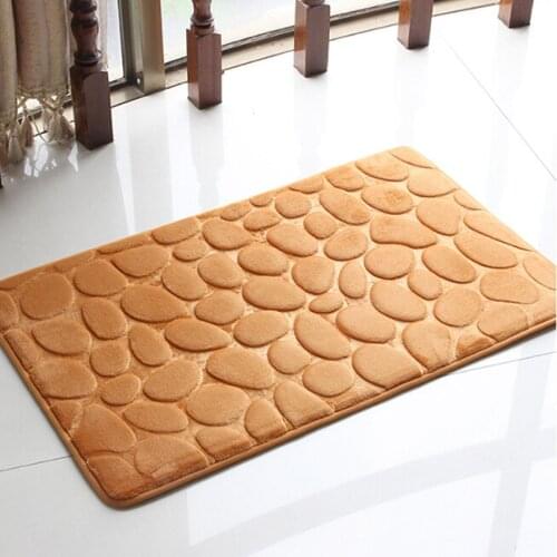 Home decoration Flannel slow rebound carpet floor Super comfortable doormat kitchen bathroom bath mats absorbent non-slip