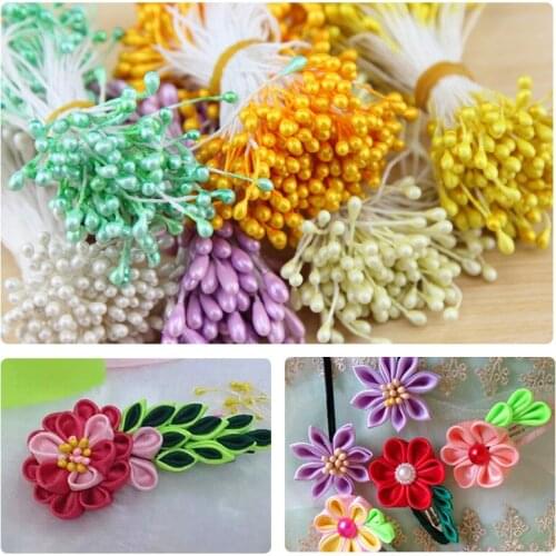 5.5cm 1500pcs Double Sided Flower Stamens for Fascinator Sinamay Hat Kentucky Derby Hat Weding Accessory Jewelry Accessories