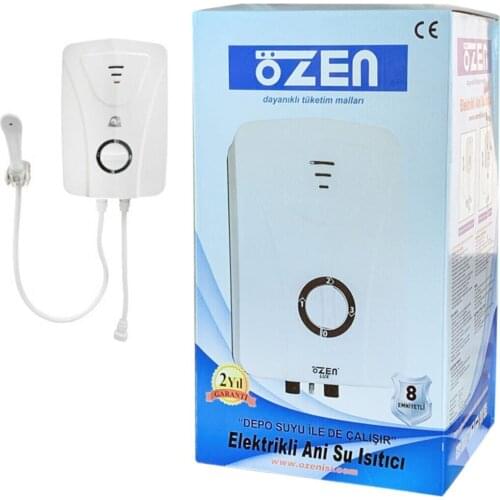 Electric Water Heater 80 Liters 8 Safety Instant Water Heater Geyser Bathroom Kitchen A+ Energy